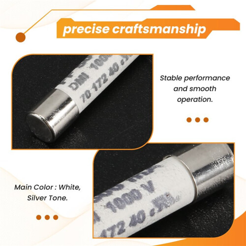 1000V 500mA 6.3 x 32mm White Ceramic Fuse for Multimeter 2