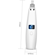 1 instrument de nettoyage facial portable électrique à niveaux réglables et interchangeables