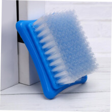 Brosse à poils en plastique, portable, avec base en feutre de laine, idéale pour le nettoyage des chaussures et des vêtements.