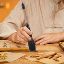 Pinceau-feutre robuste et large pour calligraphie chinoise, idéal pour la peinture et le dessin, en poils d'ours.