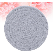 Sets de table décoratifs, dessous de tasse ronds en coton, isolants thermiques, lavables