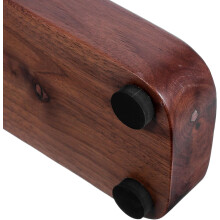 Station de tassage élégante pour espresso, support en bois pour tasseur, compact et robuste, porte-tasseur pour café moulu