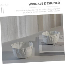 Keramik-Teetasse mit Faltenmuster, handbemalt im chinesischen Stil, Teetasse für zu Hause, Wassertrinkbecher