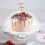 ULTNICE Round Cake Platter with Cover PET 1 Piece 4
