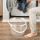 Seau portable réutilisable de grande capacité avec poignée pour eau 6