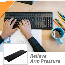 Acrílico inclinado computador teclado suporte com base antideslizante ergonômico teclado Riser
