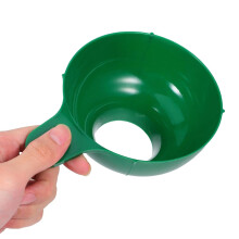 Lot de 2 entonnoirs à large ouverture pour conserves, en plastique PP.