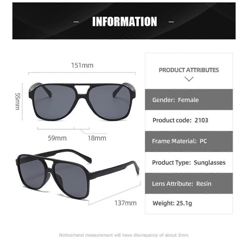 Γυαλιά ηλίου Aviator Vintage για γυναίκες, άνδρες, δεκαετία του '70, ρετρό, μεγ 2