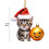Grey Tabby Cat Christmas Ornament 1 Pack 3