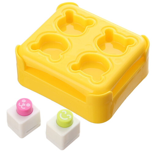 Bear-shaped sushi mold rice dough DIY kitchen tool set 1