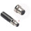 XLR Mini 3 ακίδων αρσενικό σε 4 ακίδων θηλυκό προσαρμογέα ήχου με βύσμα, 5