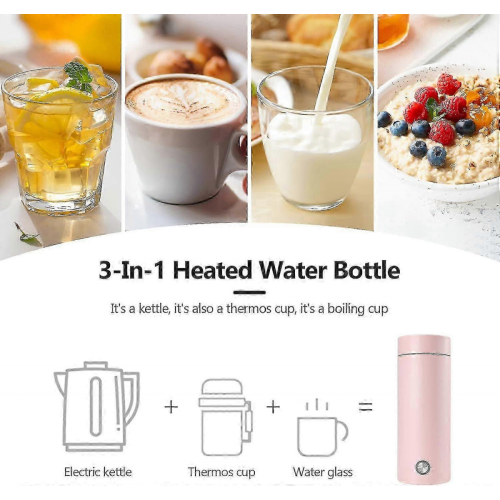 Μίνι ηλεκτρικός βραστήρας ταξιδιού 400ml για τσάι, γάλα, καφέ με αυτόματη απενεργ 2