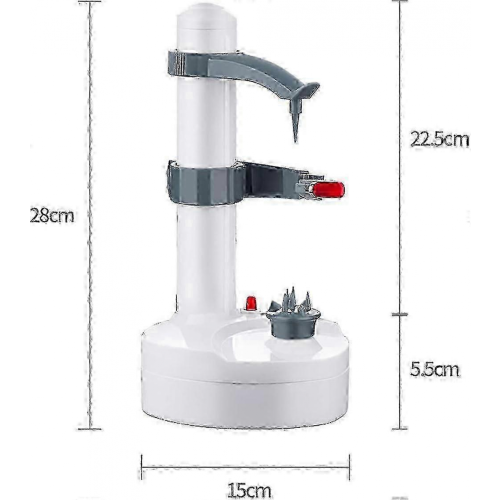 Electric peeler for apples and potatoes, comes with 2 sharp blades 1
