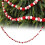 Pom Pom Garland Felt Ball Decor 6 ft Red White 3