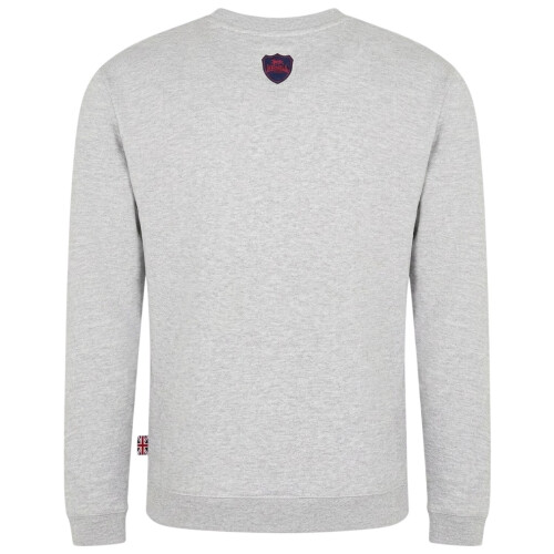 LONSDALE (L, Grey) Lonsdale Mens Union Jack Logo Sweatshirt 1
