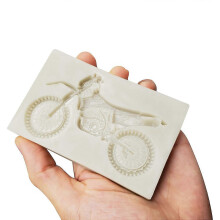 Stampo in silicone per moto, stampo per cioccolato, pasta per decorare torte, stampo per decorazioni di zucchero, decora