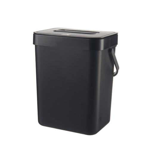 (Black) Poubelle Cuisine à Retour Auto, Murale 1