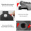 (Screw model) 360 Angelrutenhalter mit Pin 6