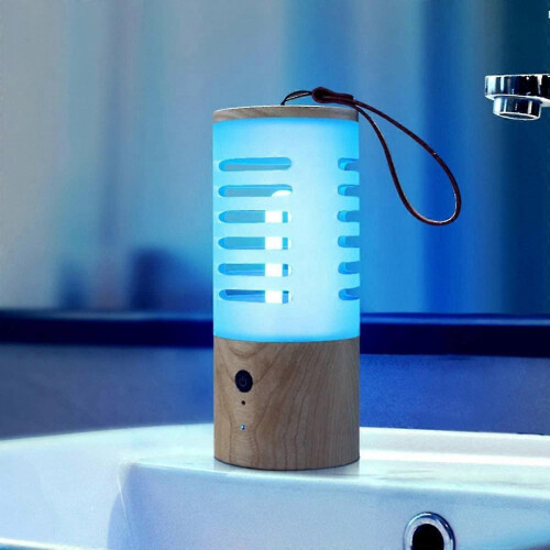 Lâmpada elétrica automática anti-mosquitos para uso doméstico, com luz azul, compacta e eficaz 2