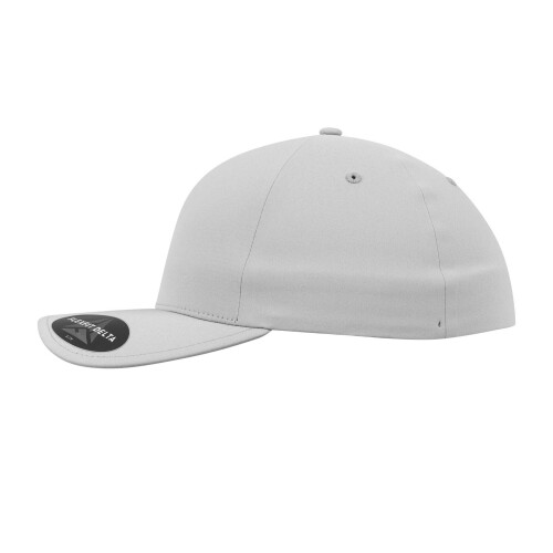 (S-M, Silver) Flexfit Delta Carbon Cap 2