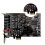 5.1 Sound Card PCI Express PCI-E Built-in Double Output Interface for PC Window XP/7/8/10 6