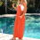 Combinaisons pour femmes, coupe ample-Orangerouge S 11