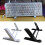 Support de clavier avec cadre en plastique épais et-Blanc 6