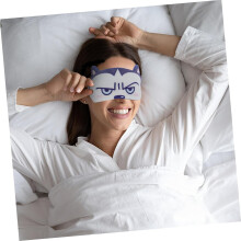 Lot de 2 cache-yeux confortables avec sangle, bandeau créatif pour un sommeil réparateur et un sommeil paisible.