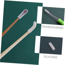 Tampa de proteção macia de colher de orelha de silicone de 30pcs para remoção de cera de orelha limpeza visível também