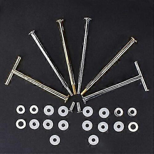 (Oval, Gold) Cake Holder Stick Reusable Not Easy to Break Solid Cake Dessert Hardware Fitting for Bakery BoSaiD 2