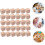 30pcs Natural Blocks for Crafts Unfinished Wooden Cubes for Math Teaching and Creative Projects Square Blocks 8