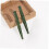 Lot de 2 bâtonnets de massage d'acupuncture en pierre de jade pour points de pression profonds 4