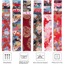 36 Baumwollstoffstreifen für DIY-Patchwork-Projekte, langes Nähstoff-Bundle (6,25 x 100 cm).