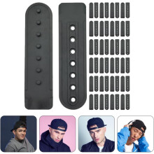 30 set di prolunghe in plastica per cappellini snapback, fibbie regolabili per cappellini da baseball portatili, cinturino di ricambio.