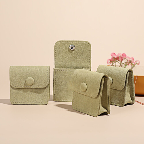 Jewelry Organizer Foldable Microfiber Pouch with Double 2
