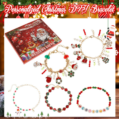 Jul Advent Armband Set 24Days för Flickor 1