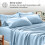 Bare Home pillowcase set light blue standard 4 count 3