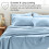 Bare Home pillowcase set light blue standard 4 count 5