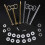 (Oval, Gold) Cake Holder Stick Reusable Not Easy to Break Solid Cake Dessert Hardware Fitting for Bakery BoSaiD 4