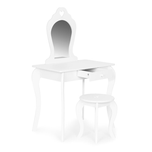 Grande coiffeuse enfant avec miroir pour fille 1