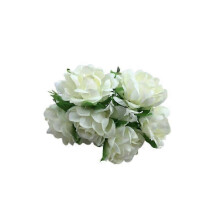 (Milk White) Silk wedding bouquet artificial flowers party decoration