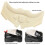 4 Pairs Heel Support Pads with Hook & Loop Straps For-Apricot M 8