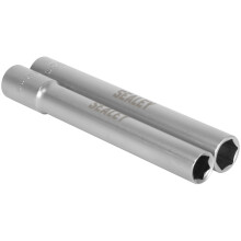 Sealey SX1012 Extra-Deep Socket Set 3/8"Sq Drive 10 & 12mm 2pc