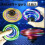 (Blue)Magnetic Hover Spinner With Flying Spin For Entertainment Enhancement Calmness 5