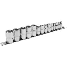 Sealey S01265 Siegen TRX-Star* Socket Set 1/4", 3/8" & 1/2"Sq Drive 14pc