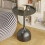 Living And Home Modern Small Round Metal Side Table 2