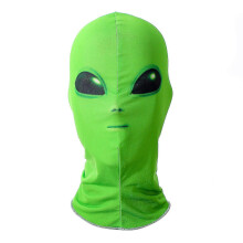 Green Et Alien Masks Halloween Mask Halloween Cosplay Movie Actors Ufo Alien Full Face Headgear Cover Helmet Headwear Carnival Masquerade Props