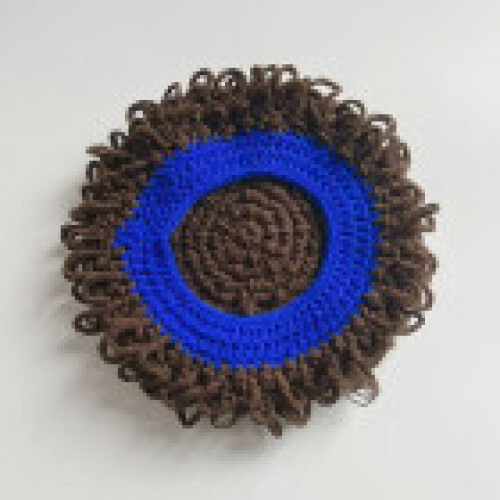(Blue)Chapéu de sol infantil com material de lã macia e estilo moderno para meninos meninas e