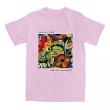 (L, pink) Songs and Instrumentals Tshirts Singer Adrianne Lenker Print T-shirt Short Sleeve Cotton Soft T Shirts Women Men Tees Summer Tops