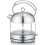 Bouilloire 1,7L 2400W Acier brossé/Verre WK3459 2